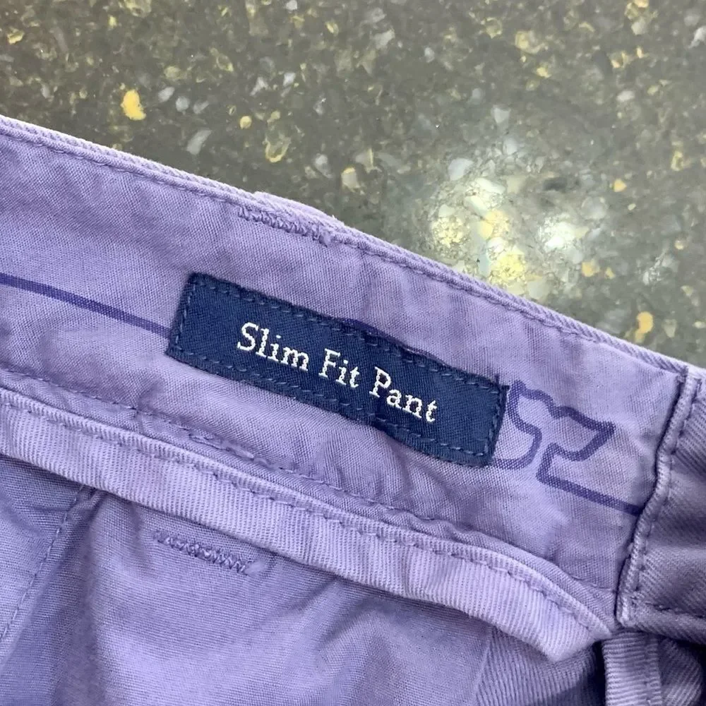 Vineyard Vines Lavender Slim Fit Pants. Size 34